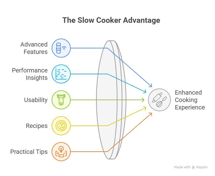 Collection of top-rated slow cookers with advanced features for 2025