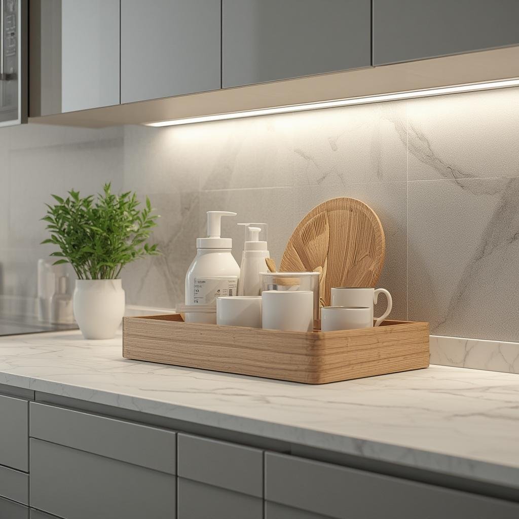 kitchen countertop storage