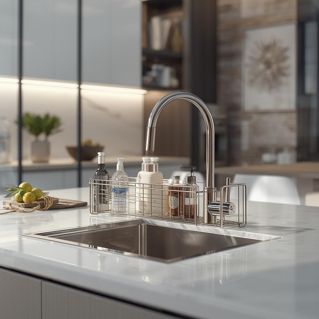 stainless steel caddy