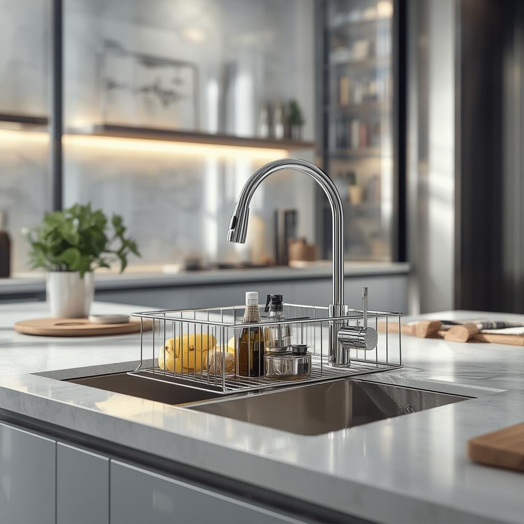 rust-resistant sink storage