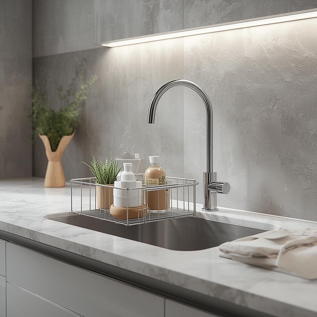 countertop straw container