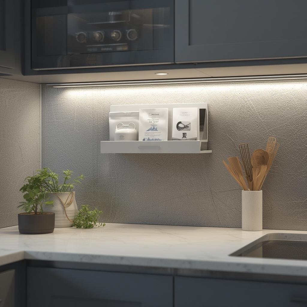 mounted straw holder